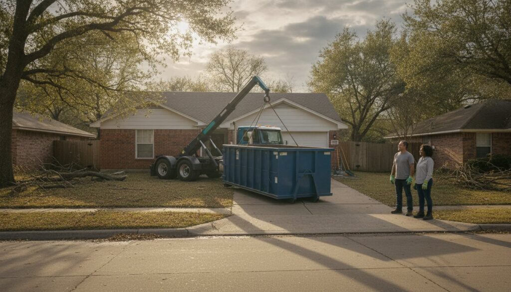 Storm Debris Dumpster Rental: SE Texas Cleanup Guide (2026)