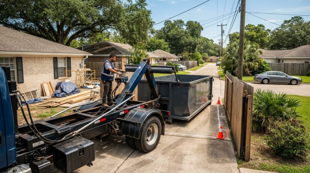 Hook Lift Dumpster for Tight Spaces: Plan Access Before You Rent