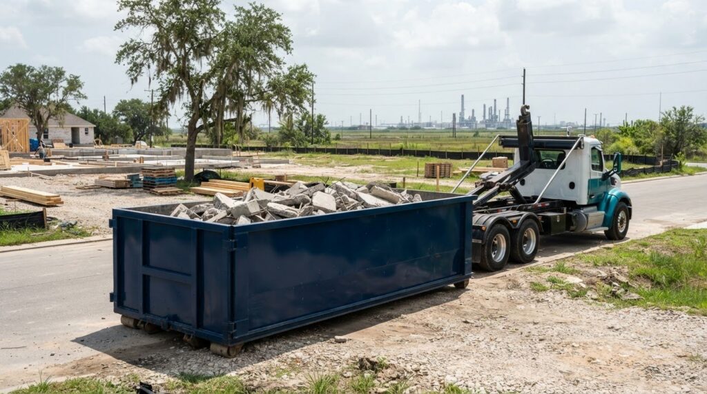 Concrete Dumpster Rental Options and Costs in Beaumont, TX