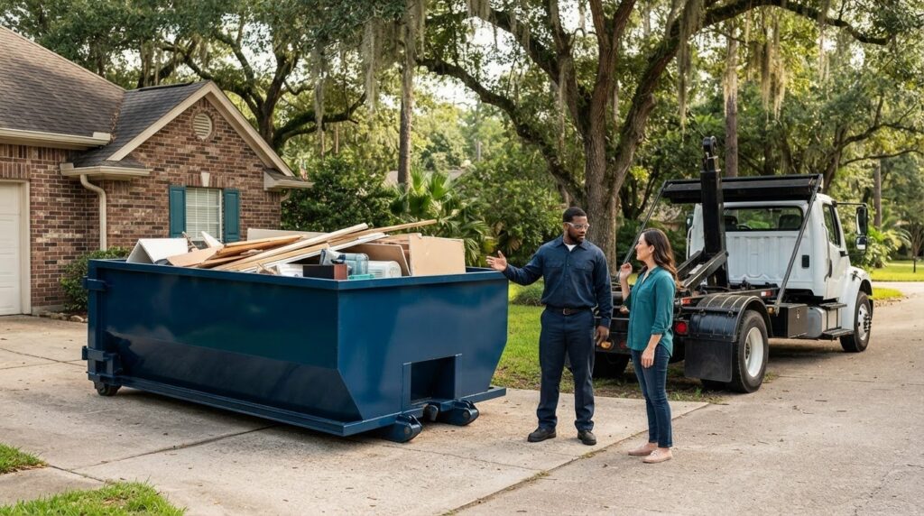 Flat Rate Dumpster Rental in Beaumont: Costs and Limits