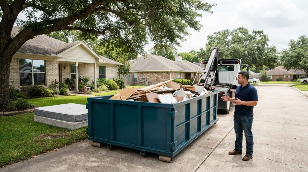 Junk Removal Dumpster Rentals in Port Neches for Home Projects